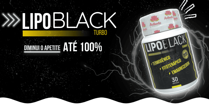 O Lipo Black Turbo é o inibidor de apetite mais potente da linha, oferecendo uma inibição de até 100% do apetite para emagrecimento intenso e rápido. Com ingredientes como Garcinia Cambogia, Hibisco e Cafeína, ele atua acelerando o metabolismo, promovendo a queima de gordura e auxiliando no ganho de massa magra. Ideal para quem busca uma solução eficaz para eliminar até 15 kg em 30 dias, o Lipo Black Turbo proporciona mais energia e controle sobre o peso, ajudando a alcançar uma transformação completa no corpo.