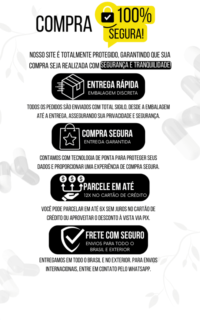 Informações sobre compra de Lipo Black Turbo de forma segura, entrega rápida e parcelamento.