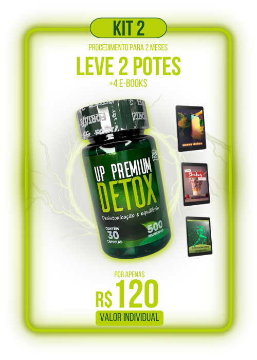 UP Premium Detox: Benefícios, Ingredientes e Como Ele Pode Transformar Sua Vida Meta-Título: UP Premium Detox - O Melhor Suplemento Natural para Desintoxicação, Equilíbrio e Emagrecimento! Meta-Descrição: Descubra como o UP Premium Detox pode desintoxicar seu corpo, melhorar o metabolismo e fornecer energia, tudo de forma 100% natural. Leia mais! Introdução No mundo agitado de hoje, encontrar uma solução para desintoxicação e emagrecimento natural pode parecer impossível. O UP Premium Detox surge como a escolha ideal para quem busca desintoxicar o corpo, reduzir o inchaço abdominal, melhorar a digestão e acelerar o metabolismo. Neste guia completo, você entenderá os benefícios, ingredientes e como o UP Premium Detox pode transformar sua saúde. O que é o UP Premium Detox? O UP Premium Detox é um suplemento alimentar formulado para ajudar no processo de desintoxicação do organismo. Ele combina ingredientes naturais que promovem a eliminação de toxinas, aceleram o metabolismo e melhoram o bem-estar geral. Composto por 30 cápsulas (500mg cada), é ideal para quem busca uma solução prática e eficaz. Por que escolher o UP Premium Detox? Fórmula 100% natural: Ingredientes selecionados que oferecem resultados reais sem prejudicar a saúde. Efeito comprovado: os clientes relatam resultados visíveis, como redução de surto e maior energia, já na primeira semana. Seguro e prático: Sem glúten, sem lactose e fácil de incluir na rotina diária. Principais Benefícios do UP Premium Detox 1. Efeito Diurético O UP Premium Detox reduz a retenção de líquidos no corpo, eliminando toxinas de forma eficaz. Isso alivia o inchaço, especialmente na região abdominal, e proporciona uma sensação de leveza. 2. Melhora da Digestão Ingredientes como Psyllium e Chia auxiliam na regulação do intestino, promovendo uma digestão mais eficiente. Isso resulta em menos desconforto abdominal e um trânsito intestinal saudável. 3. Desintoxicação Profunda Com antioxidantes e propriedades anti-inflamatórias, o suplemento ajuda a eliminar toxinas acumuladas, essencial para o funcionamento ideal do organismo. A desintoxicação também promove uma sensação de bem-estar e equilíbrio. 4. Aumento de Energia Guaraná e Chá Verde, apresentam-se em fórmula, oferecem propriedades energéticas que combatem a fadiga, aumentam a provisão física e melhoram o foco mental. 5. Auxílio no Emagrecimento Ao acelerar o metabolismo, o UP Premium Detox potencializa a queima de calorias e contribui diretamente para a perda de peso. Ingredientes Naturais do UP Premium Detox Um dos maiores destaques do UP Premium Detox é sua composição à base de naturais, cuidadosamente selecionada para oferecer benefícios reais à saúde: 1. Gengibre Acelera o metabolismo. Propriedades anti-inflamatórias que ajudam na digestão. 2. Maca Peruana Melhora a energia e o foco mental. Promover o equilíbrio hormonal. 3. Psílio Regula o funcionamento do intestino. Reduz o colesterol e ajuda no controle da glicemia. 4. Chia Fonte de fibras e ômega-3, ideal para digestão e saciedade. 5. Guaraná Poderoso estimulante natural que combate o cansaço. 6. Chá Verde Rico em antioxidantes, promove a queima de gordura. 7. Colágeno Melhora a elasticidade da pele e fortalece unhas e cabelos. 8. Abacaxi, Limão e Laranja Frutas cítricas que ajudam na eliminação de toxinas. 9. Linhaça e L-Glutamina Melhoram a saúde intestinal e fortalecem o sistema imunológico. Como Tomar o UP Premium Detox? Para aproveitar todos os benefícios do suplemento, siga estas orientações: Dosagem recomendada: 1 cápsula por dia, às 16h. Dica: Não tome de estômago vazio. Combine o uso com uma dieta equilibrada e exercícios regulares para resultados ainda melhores. Depoimentos de Clientes Satisfeitos Milhares de pessoas já experimentaram o UP Premium Detox e compartilharam suas histórias de sucesso: Suelen S., Franca - SP: "Na primeira semana, percebi meu intestino funcionando direitinho e aquela sensação de inchaço sumiu. Recomendo!" Ricardo M., Londrina - PR: "O surto desapareceu e me sinto com muito mais energia." Janete T., São José do Rio Preto - SP: "Finalmente encontrei algo que regula meu intestino e reduz meu cansaço diário." Perguntas Frequentes 1. Quando verei resultados? Muitos clientes relatam mudanças na primeira semana. Para melhores resultados, use o suplemento por pelo menos 1 mês. 2. O UP Premium Detox tem glúten ou lactose? Não, é livre de glúten e lactose, sendo adequado para diversas restrições alimentares. 3. Existem contra-indicações? Sim, o uso não é recomendado para menores de 18 ou maiores de 60 anos, gestantes, lactantes ou pessoas com problemas renais. 4. Como comprar com segurança? Adquira exclusivamente no site oficial para evitar falsificações e garantir a proteção do produto. Bônus Exclusivos Ao comprar o UP Premium Detox, você ganha acesso a diversos e-books que incluem: Receitas de sucos detox. Dietas exclusivas, como a mediterrânea. 10 receitas de chás seca barriga. Esses materiais complementam o uso do suplemento, potencializando seus resultados. Por que comprar no site oficial? O UP Premium Detox é vendido exclusivamente pelo site oficial, garantindo: Compra segura: Proteção de dados e sigilo total. Entrega rápida: Embalagem discreta para sua privacidade. Garantia de transferência: Evite falsificações em marketplaces. Garantia Incondicional Ainda há dúvida? Experimente sem riscos com a garantia de 7 dias. Se não houver resultados em uma semana, você pode solicitar o reembolso total. Conclusão O UP Premium Detox é mais do que um suplemento; é uma solução completa para quem busca desintoxicar o corpo, melhorar a disposição e alcançar o equilíbrio físico e mental. Com sua fórmula natural e benefícios comprovados, ele é ideal para quem deseja resultados reais sem abrir a mão da saúde. Não perca mais tempo, transforme sua vida hoje mesmo com o UP Premium Detox! Perguntas frequentes Quantas cápsulas vêm no pote? Cada pote contém 30 cápsulas, suficientes para 1 mês de uso. Posso tomar o suplemento junto com outros medicamentos? Consulte seu médico antes de iniciar o uso, especialmente se estiver em tratamento. É necessário mudar minha alimentação? Uma dieta saudável potencializa os resultados, mas não é obrigatória. O UP Premium Detox ajuda na queima de gordura localizada? Sim, ao acelerar o metabolismo, ele facilita a queima de calorias. Há efeitos colaterais? Por ser natural, os efeitos colaterais são raros, mas podem incluir desconforto gastrointestinal em pessoas sensíveis.