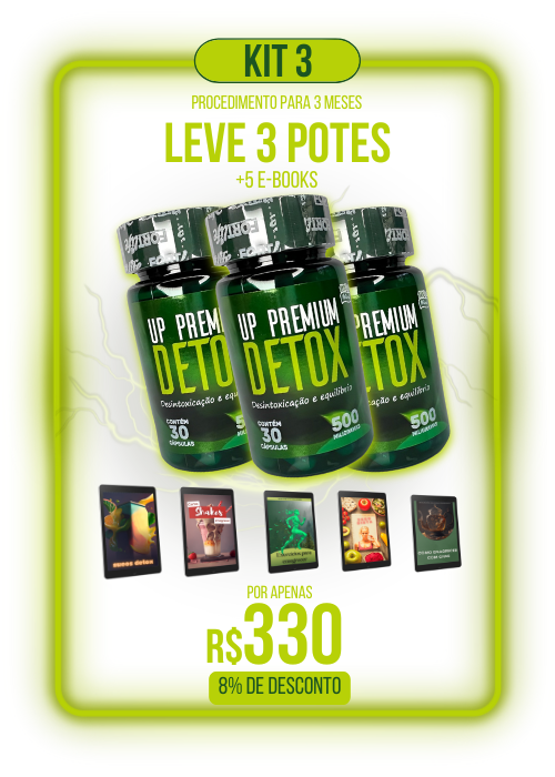 UP Premium Detox: Benefícios, Ingredientes e Como Ele Pode Transformar Sua Vida Meta-Título: UP Premium Detox - O Melhor Suplemento Natural para Desintoxicação, Equilíbrio e Emagrecimento! Meta-Descrição: Descubra como o UP Premium Detox pode desintoxicar seu corpo, melhorar o metabolismo e fornecer energia, tudo de forma 100% natural. Leia mais! Introdução No mundo agitado de hoje, encontrar uma solução para desintoxicação e emagrecimento natural pode parecer impossível. O UP Premium Detox surge como a escolha ideal para quem busca desintoxicar o corpo, reduzir o inchaço abdominal, melhorar a digestão e acelerar o metabolismo. Neste guia completo, você entenderá os benefícios, ingredientes e como o UP Premium Detox pode transformar sua saúde. O que é o UP Premium Detox? O UP Premium Detox é um suplemento alimentar formulado para ajudar no processo de desintoxicação do organismo. Ele combina ingredientes naturais que promovem a eliminação de toxinas, aceleram o metabolismo e melhoram o bem-estar geral. Composto por 30 cápsulas (500mg cada), é ideal para quem busca uma solução prática e eficaz. Por que escolher o UP Premium Detox? Fórmula 100% natural: Ingredientes selecionados que oferecem resultados reais sem prejudicar a saúde. Efeito comprovado: os clientes relatam resultados visíveis, como redução de surto e maior energia, já na primeira semana. Seguro e prático: Sem glúten, sem lactose e fácil de incluir na rotina diária. Principais Benefícios do UP Premium Detox 1. Efeito Diurético O UP Premium Detox reduz a retenção de líquidos no corpo, eliminando toxinas de forma eficaz. Isso alivia o inchaço, especialmente na região abdominal, e proporciona uma sensação de leveza. 2. Melhora da Digestão Ingredientes como Psyllium e Chia auxiliam na regulação do intestino, promovendo uma digestão mais eficiente. Isso resulta em menos desconforto abdominal e um trânsito intestinal saudável. 3. Desintoxicação Profunda Com antioxidantes e propriedades anti-inflamatórias, o suplemento ajuda a eliminar toxinas acumuladas, essencial para o funcionamento ideal do organismo. A desintoxicação também promove uma sensação de bem-estar e equilíbrio. 4. Aumento de Energia Guaraná e Chá Verde, apresentam-se em fórmula, oferecem propriedades energéticas que combatem a fadiga, aumentam a provisão física e melhoram o foco mental. 5. Auxílio no Emagrecimento Ao acelerar o metabolismo, o UP Premium Detox potencializa a queima de calorias e contribui diretamente para a perda de peso. Ingredientes Naturais do UP Premium Detox Um dos maiores destaques do UP Premium Detox é sua composição à base de naturais, cuidadosamente selecionada para oferecer benefícios reais à saúde: 1. Gengibre Acelera o metabolismo. Propriedades anti-inflamatórias que ajudam na digestão. 2. Maca Peruana Melhora a energia e o foco mental. Promover o equilíbrio hormonal. 3. Psílio Regula o funcionamento do intestino. Reduz o colesterol e ajuda no controle da glicemia. 4. Chia Fonte de fibras e ômega-3, ideal para digestão e saciedade. 5. Guaraná Poderoso estimulante natural que combate o cansaço. 6. Chá Verde Rico em antioxidantes, promove a queima de gordura. 7. Colágeno Melhora a elasticidade da pele e fortalece unhas e cabelos. 8. Abacaxi, Limão e Laranja Frutas cítricas que ajudam na eliminação de toxinas. 9. Linhaça e L-Glutamina Melhoram a saúde intestinal e fortalecem o sistema imunológico. Como Tomar o UP Premium Detox? Para aproveitar todos os benefícios do suplemento, siga estas orientações: Dosagem recomendada: 1 cápsula por dia, às 16h. Dica: Não tome de estômago vazio. Combine o uso com uma dieta equilibrada e exercícios regulares para resultados ainda melhores. Depoimentos de Clientes Satisfeitos Milhares de pessoas já experimentaram o UP Premium Detox e compartilharam suas histórias de sucesso: Suelen S., Franca - SP: "Na primeira semana, percebi meu intestino funcionando direitinho e aquela sensação de inchaço sumiu. Recomendo!" Ricardo M., Londrina - PR: "O surto desapareceu e me sinto com muito mais energia." Janete T., São José do Rio Preto - SP: "Finalmente encontrei algo que regula meu intestino e reduz meu cansaço diário." Perguntas Frequentes 1. Quando verei resultados? Muitos clientes relatam mudanças na primeira semana. Para melhores resultados, use o suplemento por pelo menos 1 mês. 2. O UP Premium Detox tem glúten ou lactose? Não, é livre de glúten e lactose, sendo adequado para diversas restrições alimentares. 3. Existem contra-indicações? Sim, o uso não é recomendado para menores de 18 ou maiores de 60 anos, gestantes, lactantes ou pessoas com problemas renais. 4. Como comprar com segurança? Adquira exclusivamente no site oficial para evitar falsificações e garantir a proteção do produto. Bônus Exclusivos Ao comprar o UP Premium Detox, você ganha acesso a diversos e-books que incluem: Receitas de sucos detox. Dietas exclusivas, como a mediterrânea. 10 receitas de chás seca barriga. Esses materiais complementam o uso do suplemento, potencializando seus resultados. Por que comprar no site oficial? O UP Premium Detox é vendido exclusivamente pelo site oficial, garantindo: Compra segura: Proteção de dados e sigilo total. Entrega rápida: Embalagem discreta para sua privacidade. Garantia de transferência: Evite falsificações em marketplaces. Garantia Incondicional Ainda há dúvida? Experimente sem riscos com a garantia de 7 dias. Se não houver resultados em uma semana, você pode solicitar o reembolso total. Conclusão O UP Premium Detox é mais do que um suplemento; é uma solução completa para quem busca desintoxicar o corpo, melhorar a disposição e alcançar o equilíbrio físico e mental. Com sua fórmula natural e benefícios comprovados, ele é ideal para quem deseja resultados reais sem abrir a mão da saúde. Não perca mais tempo, transforme sua vida hoje mesmo com o UP Premium Detox! Perguntas frequentes Quantas cápsulas vêm no pote? Cada pote contém 30 cápsulas, suficientes para 1 mês de uso. Posso tomar o suplemento junto com outros medicamentos? Consulte seu médico antes de iniciar o uso, especialmente se estiver em tratamento. É necessário mudar minha alimentação? Uma dieta saudável potencializa os resultados, mas não é obrigatória. O UP Premium Detox ajuda na queima de gordura localizada? Sim, ao acelerar o metabolismo, ele facilita a queima de calorias. Há efeitos colaterais? Por ser natural, os efeitos colaterais são raros, mas podem incluir desconforto gastrointestinal em pessoas sensíveis.