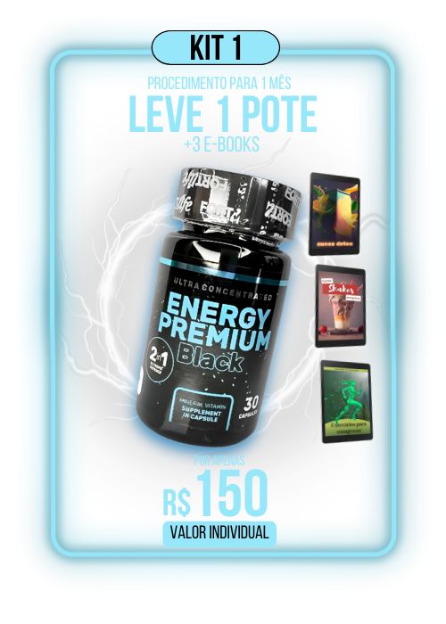 Energy Premium Black: O Suplemento Ideal para Perda de Peso e Bem-Estar Meta-título: Energy Premium Black: Benefícios, Ingredientes e Como Funciona Meta-descrição: Descubra como o Energy Premium Black acelera o metabolismo, queima gordura e promove uma vida saudável. Benefícios comprovados com fórmula 100% natural. Introdução: O que é o Energy Premium Black? O Energy Premium Black é um suplemento inovador projetado para quem busca emagrecer de forma saudável e eficiente. Com uma fórmula 100% natural e altamente especializada, ele combina ingredientes termogênicos e nutrientes essenciais para acelerar o metabolismo, queimar gordura localizada, controlar o apetite e aumentar a disposição. Neste artigo, exploraremos seus principais benefícios, como funciona, ingredientes, depoimentos reais e como adquiri-lo com segurança. Benefícios do Energy Premium Black 1. Diminuição do Apetite Composto por ingredientes como picolinato de cromo, o Energy Premium Black atua diretamente no controle da compulsão alimentar. Ele proporciona uma sensação prolongada de saciedade, reduzindo o consumo excessivo de calorias e facilitando o processo de emagrecimento. 2. Queima de Gordura Localizada Um dos diferenciais deste suplemento é sua ação na queima de gordura localizada. Ingredientes como Citrus aurantium estimulam a lipólise, ajudando a eliminar células adiposas e a reduzir medidas de forma visível. 3. Aceleração do Metabolismo O efeito termogênico do Energy Premium Black é impulsionado por compostos como o café verde . Esses ingredientes naturais aumentam a queima de calorias, mesmo em economia, otimizando o gasto energético diário. 4. Regulação Intestinal Ingredientes como alcachofra e sene promovem a regularização do intestino, melhorando a digestão e auxiliando na eliminação de toxinas, o que contribui para um organismo mais saudável. 5. Aumento de Energia e Disposição O suplemento fornece energia extra para o dia a dia, auxiliando na prática de atividades físicas e no foco mental. Esse benefício é ideal para quem busca alinhar boa forma com desempenho. 6. Melhora na Aparência da Pele Graças à ação de compostos que estimulam a circulação, o Energy Premium Black também combate a flacidez e a celulite, promovendo uma pele mais firme e saudável. 7. Auxílio na Saúde Cardíaca Com propriedades que ajudam a estabilizar a pressão arterial e eliminar gorduras das artérias, este suplemento contribui para a saúde cardiovascular, protegendo o coração. 8. Redução da Retenção de Líquidos Sua ação diurética, promovida por componentes como a aloe vera, elimina sintomas, desintoxica o organismo e melhora a definição corporal. Como Funciona o Energy Premium Black? O Energy Premium Black combina ação termogênica com nutrientes que regulam o metabolismo, promovem a saciedade e eliminam toxinas do corpo. Ele age em três frentes principais: Aceleração do metabolismo para calorias mais calorias. Controle do apetite , reduzindo o consumo alimentar desnecessário. Regulação corporal , melhorando o funcionamento do intestino e eliminando líquidos. Essa fórmula balanceada garante resultados reais quando associada a uma dieta saudável e à prática de exercícios. Ingredientes Naturais da Fórmula A fórmula do Energy Premium Black é composta por ingredientes cuidadosamente selecionados: Picolinato de Cromo: Ajuda no controle da fome e na regulação do açúcar no sangue. Citrus Aurantium: Promove a queima de gordura localizada. Alcachofra: Contribui para a saúde intestinal e melhora a digestão. Café Verde: Potencializa o metabolismo e aumenta a energia. Sene: Ação laxativa natural para eliminar toxinas. Aloe Vera: Propriedades diuréticas e desintoxicantes. Esses ingredientes são 100% naturais e seguros, livres de glúten e lactose. Depoimentos de Clientes Satisfeitos Diversas pessoas já comprovaram a eficácia do Energy Premium Black. Confira alguns relatos: Mariana S. (SP): "Consegui eliminar 6 quilos em um mês e me sinto mais disposta no dia a dia." Ana Paula R. (MG): "O efeito diurético ajudou na redução da inflamação, e minha digestão melhorou significativamente." Fernanda L. (PR): "Finalmente controlei minha vontade de doces, e minha forma física já melhorou visivelmente." Esses depoimentos reforçam a eficácia do produto no alcance de resultados concretos. Como Usar o Energy Premium Black A recomendação é consumir uma cápsula ao dia, após o café da manhã . Dependendo do metabolismo e da rotina, a dosagem pode ser ajustada, mas não deve ultrapassar a quantidade diária recomendada. Atenção: Evite consumir em jejum ou após o almoço. Contraindicações Embora seja um suplemento seguro e natural, o Energy Premium Black não é indicado para: Menores de 18 anos e pessoas acima de 60 anos. Gestantes, lactantes ou pessoas com doenças crônicas. Quem faz uso de medicamentos controlados sem orientação médica. Pessoas com hipertensão, insuficiência hepática ou renal. Quando verei resultados? Embora os efeitos sejam variados de pessoa para pessoa, muitos usuários notam melhorias significativas na primeira semana. Para resultados consistentes, recomenda-se o uso contínuo por pelo menos um mês, aliado a uma dieta saudável e exercícios regulares. Compra Segura e Garantia A compra do Energy Premium Black deve ser feita exclusivamente no site oficial para garantir a danos do produto. Entrega rápida: Envio em embalagens discretas e sigilosas. Parcelamento: Até 12x no cartão de crédito ou desconto à vista via PIX. Garantia de 7 dias: Se não estiver satisfeito, o produto pode ser devolvido, e o valor será reembolsado. Bônus Exclusivos Ao adquirir os kits do Energy Premium Black, você recebe eBooks gratuitos com dicas para emagrecimento, receitas saudáveis ​​e dietas personalizadas. Opções de Kits: Kit 1: Suco Detox e exercícios para emagrecer. Kit 2: Inclui eBook sobre chás para emagrecimento. Kit 5: Dieta Mediterrânea e 10 super chás para secar a barriga. FAQs: Perguntas Frequentes 1. O Energy Premium Black é seguro? Sim, é composto por ingredientes naturais e livres de glúten e lactose. 2. Quanto tempo leva para os resultados aparecerem? A primeira semana já apresenta mudanças, mas o uso contínuo é recomendado. 3. Existe risco de falsificação? Sim, evite comprar em marketplaces como Mercado Livre e Shopee. Compre sempre no site oficial. 4. O produto possui contraindicações? Não é indicado para menores de 18 anos, idosos acima de 60 anos ou pessoas com condições médicas específicas. 5. Qual o prazo de entrega? O envio ocorre no próximo dia útil após a confirmação do pagamento. Conclusão O Energy Premium Black é mais do que um simples suplemento de emagrecimento. Ele oferece benefícios amplos, como queima de gordura, controle do apetite, aumento de energia e melhoria na saúde geral. Com ingredientes naturais, segurança comprovada e um programa de bônus atrativo, ele se destaca como uma das melhores opções para quem busca perder peso com qualidade e saúde. Aposte no Energy Premium Black e transforme sua vida com resultados reais!