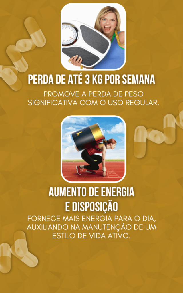 Gold Slim Caps - Perda de Peso e Aumento de Energia.