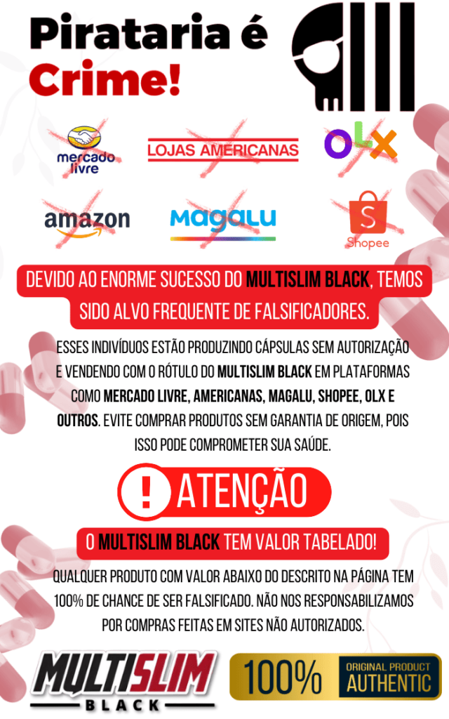 Aviso de Falsificações - MultiSlim Black