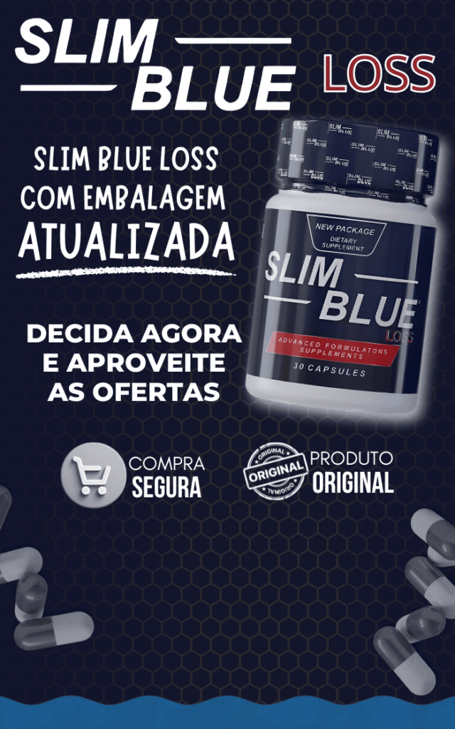 Slim Blue Loss com embalagem atualizada.