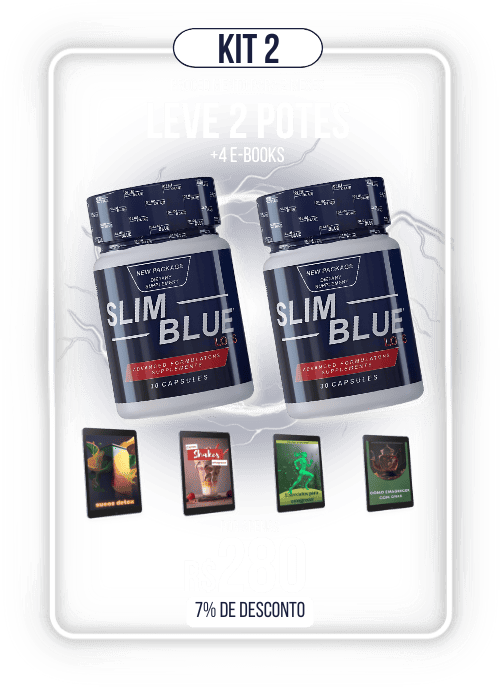 Oferta Slim Blue Loss Kit 2 com desconto especial e brindes.