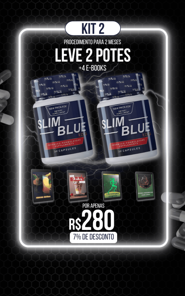 Oferta Slim Blue Loss Kit 2 com desconto especial e brindes.