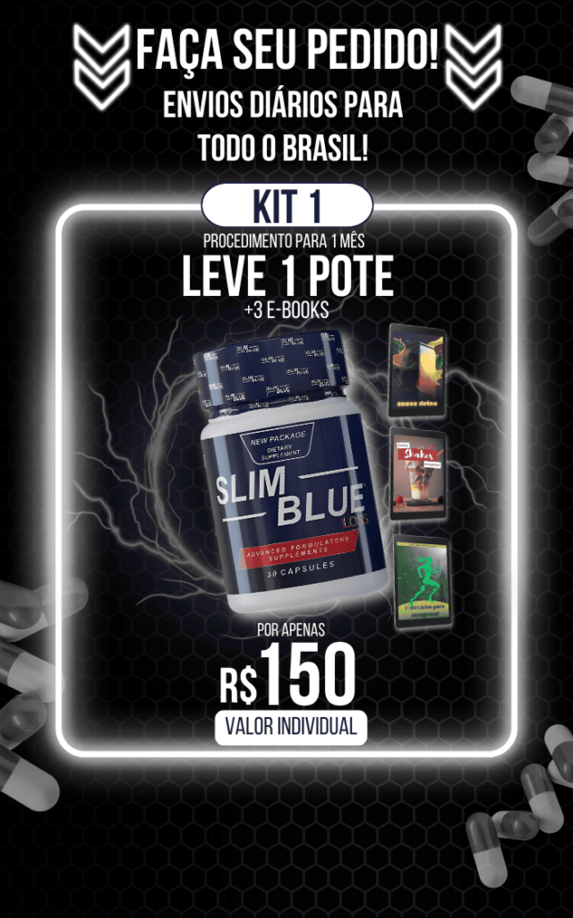 Oferta Slim Blue Loss Kit 1 com preço especial e brindes.