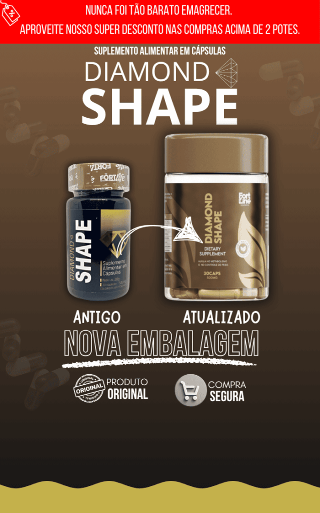 Suplemento Alimentar Diamond Shape em Cápsulas