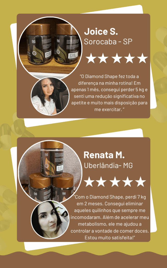 Depoimentos de Joice S. e Renata M. sobre o Diamond Shape.