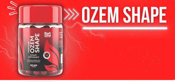 Ozem Shape é um suplemento formulado com ativos inovadores que atuam no emagrecimento de forma completa. Sua combinação de L-carnitina, Quitosana, Laranja Moro, Berberina e Tirzepatida acelera o metabolismo de gorduras, promove saciedade e auxilia no controle do apetite, contribuindo para refeições mais equilibradas e moderadas. Além disso, favorece o equilíbrio metabólico, ajuda a reduzir a absorção de gorduras e melhora o controle glicêmico e lipídico, fatores essenciais para a perda de peso saudável e eficaz.