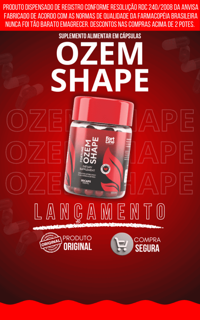 Ozem Shape suplemento alimentar em cápsulas original